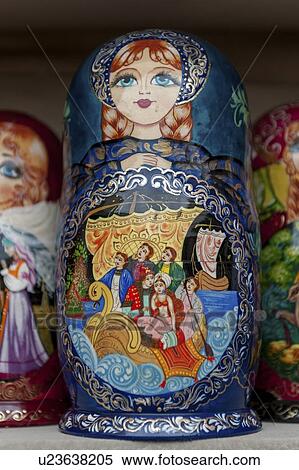 Close-up of Russian nesting dolls at a market stall, St. Petersburg, Russia View Large Photo Image Stock Photography - Close-up of Russian nesting dolls at a market stall, St. Petersburg, Russia. Fotosearch