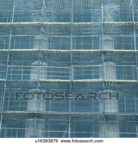 Stock Photo - Construction of the Cathedral of Our Lady of Kazan, Kazanskaya, St. Petersburg, Russia. Fotosearch