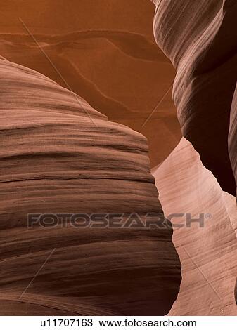 Stock Image - Corkscrew Canyon, Lower Antelope Canyon, Antelope Canyon, Page, Arizona, USA. Fotosearch