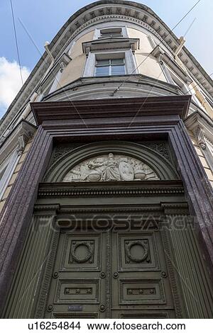 Entrance of a building, St. Petersburg, Russia View Large Photo Image Picture - Entrance of a building, St. Petersburg, Russia. Fotosearch