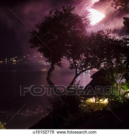 Fireworks display at night, Sayulita, Nayarit, Mexico View Large Photo Image Stock Photo - Fireworks display at night, Sayulita, Nayarit, Mexico. Fotosearch