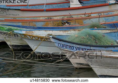 Fishing boats moored at the harbor, Sayulita, Nayarit, Mexico View Large Photo Image Stock Image - Fishing boats moored at the harbor, Sayulita, Nayarit, Mexico. Fotosearch