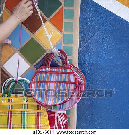 Handbags for sale at market stall, Sayulita, Nayarit, Mexico View Large Photo Image Stock Image - Handbags for sale at market stall, Sayulita, Nayarit, Mexico. Fotosearch