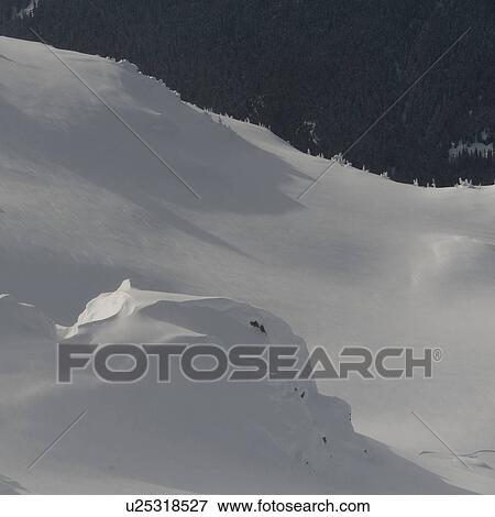 High angle view of a snow covered mountain, Whistler, British Columbia, Canada View Large Photo Image Stock Photo - High angle view of a snow covered mountain, Whistler, British Columbia, Canada. Fotosearch
