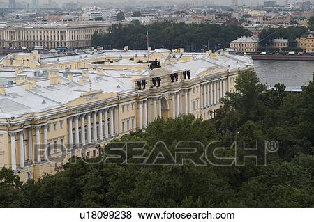 High angle view of buildings in a city, St. Petersburg, Russia View Large Photo Image Stock Photo - High angle view of buildings in a city, St. Petersburg, Russia. Fotosearch