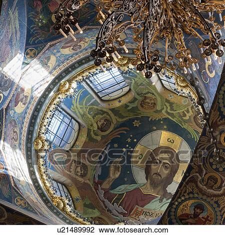 Interiors of the Church of the Saviour on Spilled Blood, St. Petersburg, Russia View Large Photo Image Stock Image - Interiors of the Church of the Saviour on Spilled Blood, St. Petersburg, Russia. Fotosearch