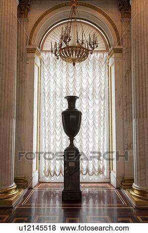 Interiors of the Winter Palace, State Hermitage Museum, Palace Square, St. Petersburg, Russia View Large Photo Image Stock Photo - Interiors of the Winter Palace, State Hermitage Museum, Palace Square, St. Petersburg, Russia. Fotosearch