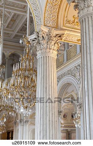 Interiors of the Winter Palace, State Hermitage Museum, Palace Square, St. Petersburg, Russia View Large Photo Image Stock Photo - Interiors of the Winter Palace, State Hermitage Museum, Palace Square, St. Petersburg, Russia. Fotosearch