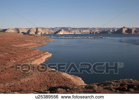 Stock Photograph - Lake Powell, Arizona-Utah, USA. Fotosearch