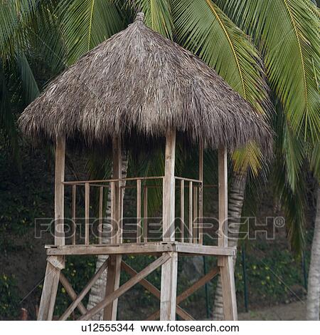 Lifeguard hut on the beach, Sayulita, Nayarit, Mexico View Large Photo Image Picture - Lifeguard hut on the beach, Sayulita, Nayarit, Mexico. Fotosearch
