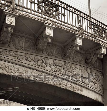 Low angle view of a bridge across Fontanka River, St. Petersburg, Russia View Large Photo Image Stock Photo - Low angle view of a bridge across Fontanka River, St. Petersburg, Russia. Fotosearch