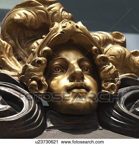 Low angle view of a details of a carving, Nevsky Prospect, St. Petersburg, Russia View Large Photo Image Stock Image - Low angle view of a details of a carving, Nevsky Prospect, St. Petersburg, Russia. Fotosearch