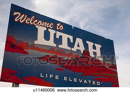 Low angle view of a signboard, Utah, USA View Large Photo Image Stock Photograph - Low angle view of a signboard, Utah, USA. Fotosearch