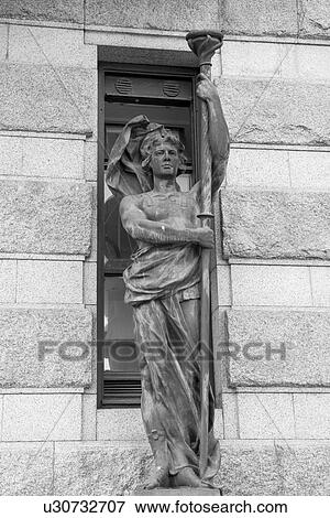 Low angle view of a statue, Stockholm, Sweden View Large Photo Image Stock Photo - Low angle view of a statue, Stockholm, Sweden. Fotosearch