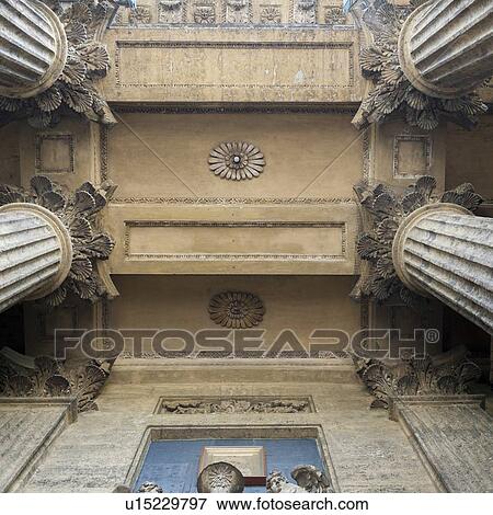 Stock Photo - Low angle view of the Cathedral of Our Lady of Kazan, Kazanskaya, St. Petersburg, Russia. Fotosearch