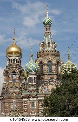 Low angle view of the Church of the Saviour on Spilled Blood, St. Petersburg, Russia View Large Photo Image Stock Image - Low angle view of the Church of the Saviour on Spilled Blood, St. Petersburg, Russia. Fotosearch