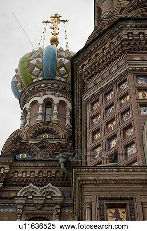 Low angle view of the Church of the Saviour on Spilled Blood, St. Petersburg, Russia View Large Photo Image Stock Photography - Low angle view of the Church of the Saviour on Spilled Blood, St. Petersburg, Russia. Fotosearch