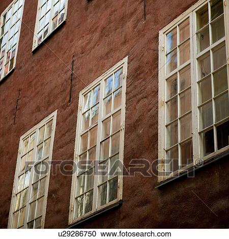 Low angle view of windows of a building, Gamla Stan, Stockholm, Sweden View Large Photo Image Stock Image - Low angle view of windows of a building, Gamla Stan, Stockholm, Sweden. Fotosearch