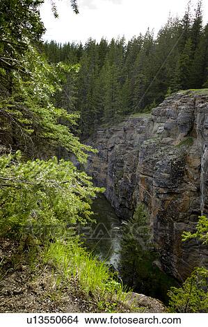 Maligne Canyon, Jasper National Park, Alberta, Canada View Large Photo Image Picture - Maligne Canyon, Jasper National Park, Alberta, Canada. Fotosearch
