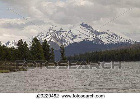 Maligne Lake, Jasper National Park, Alberta, Canada View Large Photo Image Stock Image - Maligne Lake, Jasper National Park, Alberta, Canada. Fotosearch