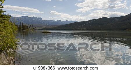 Medicine Lake, Jasper National Park, Alberta, Canada View Large Photo Image Stock Photograph - Medicine Lake, Jasper National Park, Alberta, Canada. Fotosearch