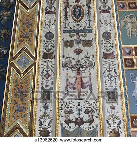 Mural on the wall of a museum, Winter Palace, State Hermitage Museum, Palace Square, St. Petersburg, Russia View Large Photo Image Stock Image - Mural on the wall of a museum, Winter Palace, State Hermitage Museum, Palace Square, St. Petersburg, Russia. Fotosearch