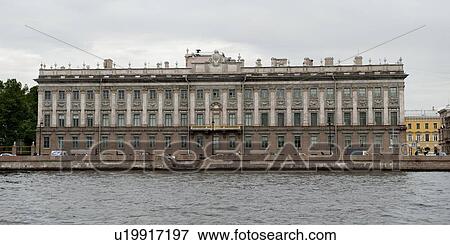 Palace at the riverfront, Marble Palace, Neva River, St. Petersburg, Russia View Large Photo Image Stock Photo - Palace at the riverfront, Marble Palace, Neva River, St. Petersburg, Russia. Fotosearch