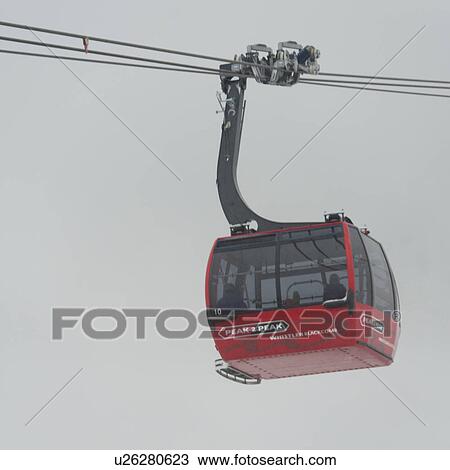 Stock Image - Peak 2 Peak Gondola, Whistler, British Columbia, Canada. Fotosearch