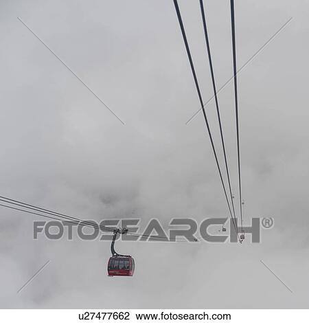 Stock Image - Peak 2 Peak Gondolas, Whistler, British Columbia, Canada. Fotosearch