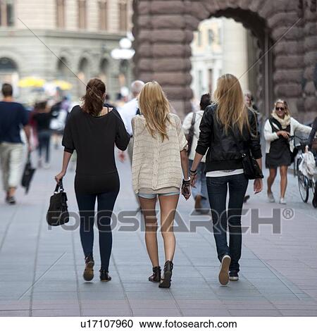 People walking on a street, Gamla Stan, Stockholm, Sweden View Large Photo Image Stock Image - People walking on a street, Gamla Stan, Stockholm, Sweden. Fotosearch