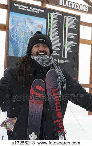 Portrait of a man in warm clothing at ski resort, Whistler, British Columbia, Canada View Large Photo Image Stock Image - Portrait of a man in warm clothing at ski resort, Whistler, British Columbia, Canada. Fotosearch