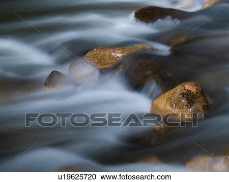 Stock Image - River, Zion National Park, Utah, USA. Fotosearch