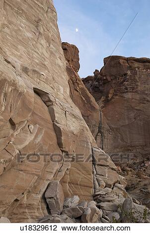 Stock Image - Rock formations, Amangiri, Canyon Point, Hoodoo Trail, Utah, USA. Fotosearch