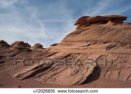 Stock Photography - Rock formations, Horseshoe Bend, Page, Arizona, USA. Fotosearch