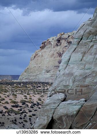 Rock formations in a desert, Amangiri, Canyon Point, Hoodoo Trail, Utah, USA View Large Photo Image Stock Photography - Rock formations in a desert, Amangiri, Canyon Point, Hoodoo Trail, Utah, USA. Fotosearch