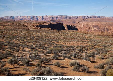 Rock formations in a desert, Horseshoe Bend, Page, Arizona, USA View Large Photo Image Stock Image - Rock formations in a desert, Horseshoe Bend, Page, Arizona, USA. Fotosearch