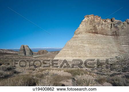 Rock formations in a desert, Utah, USA View Large Photo Image Stock Image - Rock formations in a desert, Utah, USA. Fotosearch