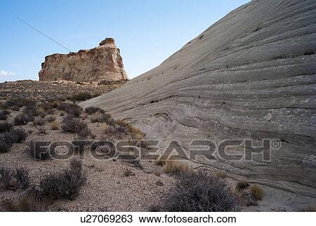 Rock formations on a landscape, Amangiri, Canyon Point, Hoodoo Trail, Utah, USA View Large Photo Image Stock Image - Rock formations on a landscape, Amangiri, Canyon Point, Hoodoo Trail, Utah, USA. Fotosearch