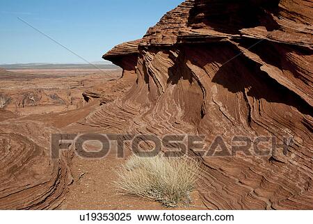 Rock formations on a landscape, Horseshoe Bend, Page, Arizona, USA View Large Photo Image Stock Photography - Rock formations on a landscape, Horseshoe Bend, Page, Arizona, USA. Fotosearch