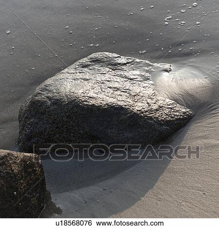 Stock Photograph - Rocks on the beach, Sayulita, Nayarit, Mexico. Fotosearch