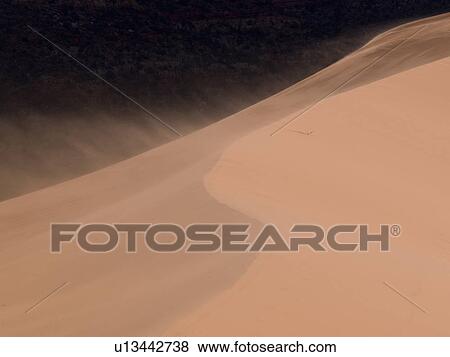 Sand dunes in a desert, Coral Pink Sand Dunes State Park, Utah, USA View Large Photo Image Stock Photo - Sand dunes in a desert, Coral Pink Sand Dunes State Park, Utah, USA. Fotosearch