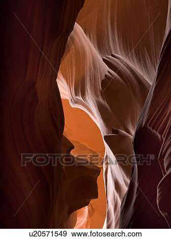 Slot canyon, Tse Bighanilini, Upper Antelope Canyon, Antelope Canyon, Page, Arizona, USA View Large Photo Image Stock Photo - Slot canyon, Tse Bighanilini, Upper Antelope Canyon, Antelope Canyon, Page, Arizona, USA. Fotosearch