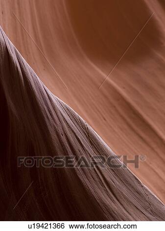 Stock Photograph - Slot canyon, Tse Bighanilini, Upper Antelope Canyon, Antelope Canyon, Page, Arizona, USA. Fotosearch