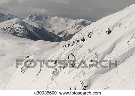 Snow covered mountains, Whistler, British Columbia, Canada View Large Photo Image Stock Image - Snow covered mountains, Whistler, British Columbia, Canada. Fotosearch