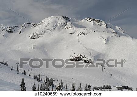 Snow covered mountains, Whistler, British Columbia, Canada View Large Photo Image Stock Photo - Snow covered mountains, Whistler, British Columbia, Canada. Fotosearch