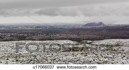 Snow in desert, Grand Staircase-Escalante National Monument, Utah, USA View Large Photo Image Stock Photo - Snow in desert, Grand Staircase-Escalante National Monument, Utah, USA. Fotosearch