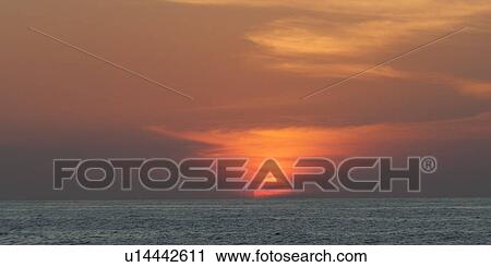 Sunset over the sea, Sayulita, Nayarit, Mexico View Large Photo Image Stock Image - Sunset over the sea, Sayulita, Nayarit, Mexico. Fotosearch