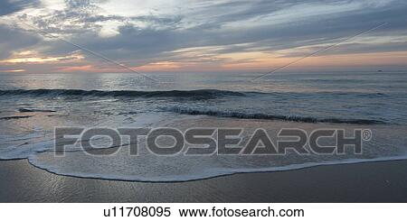 Stock Photography - Surf on the beach, Sayulita, Nayarit, Mexico. Fotosearch