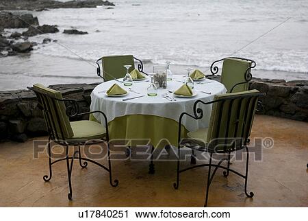 Table setting at a restaurant, Sayulita, Nayarit, Mexico View Large Photo Image Stock Image - Table setting at a restaurant, Sayulita, Nayarit, Mexico. Fotosearch