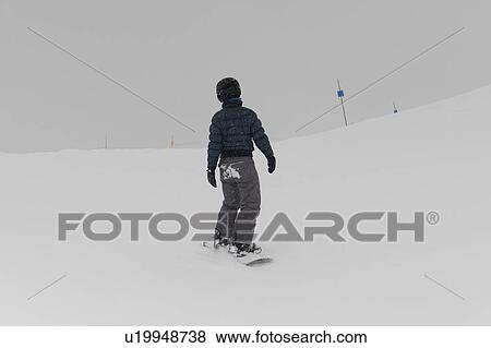 Tourist snowboarding, Whistler, British Columbia, Canada View Large Photo Image Stock Photo - Tourist snowboarding, Whistler, British Columbia, Canada. Fotosearch